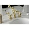 Kingston Brass KS1977NX Widespread Bathroom Faucet with Brass Pop-Up, Brushed Brass KS1977NX - alternate 5